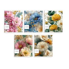 тетрадь 48л Цветы клетка 70943