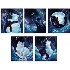 тетрадь 96л Ночные коты клетка 68578