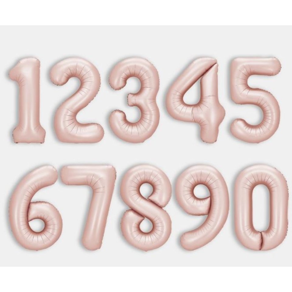 шар фольгированный цифра 3 Винтажная роза сатин 26713