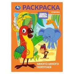 раскраска Много-много попугаев 10475-9 395687