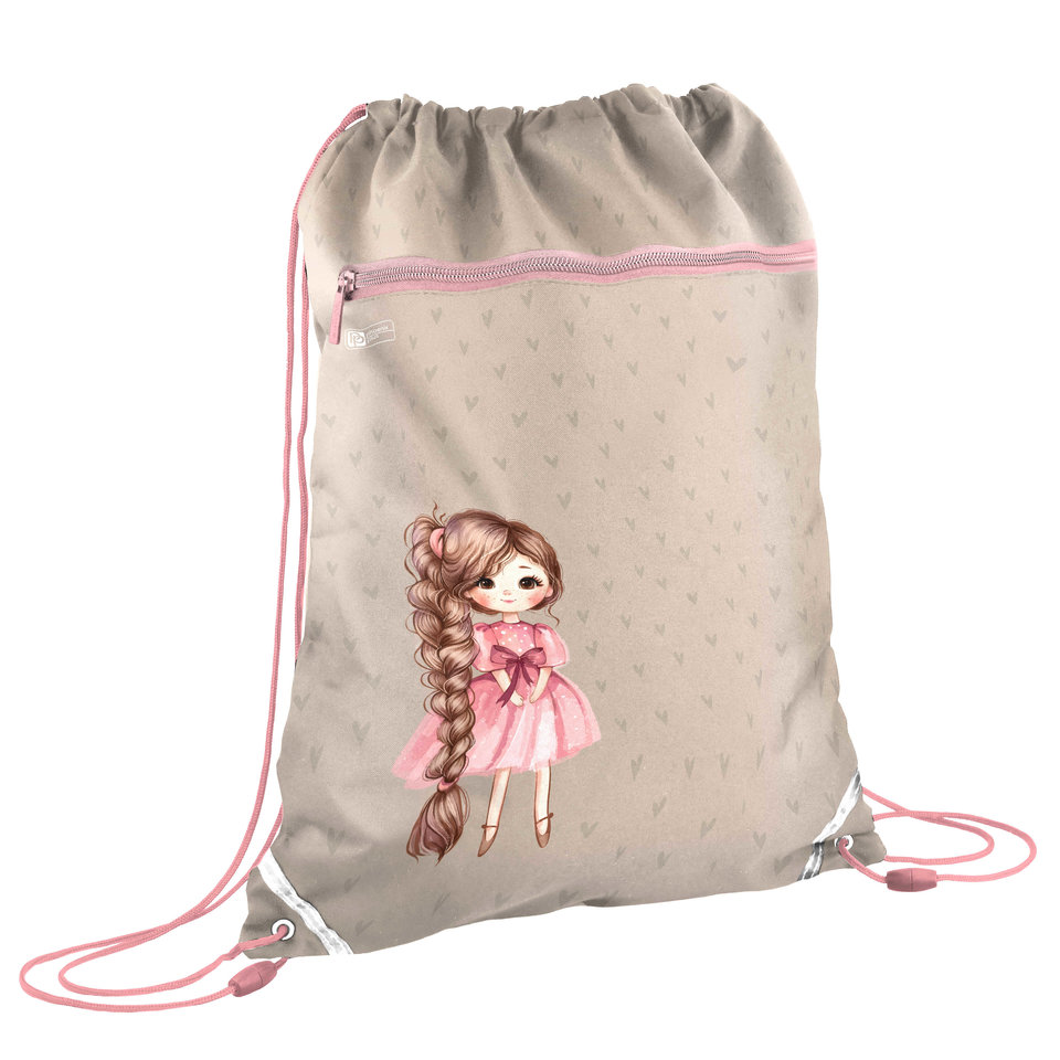 сумка для обуви Девочка с косой 36х48см 72166