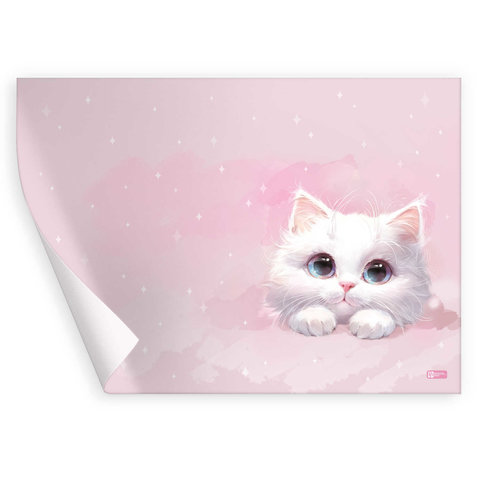 пленка для труда Белый кот 50х70см 72994