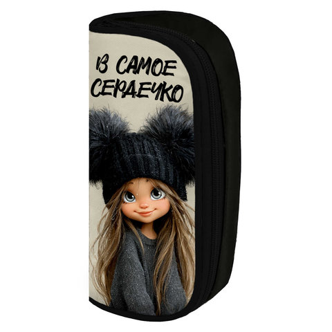 косметичка Девчонка в шапке 72108