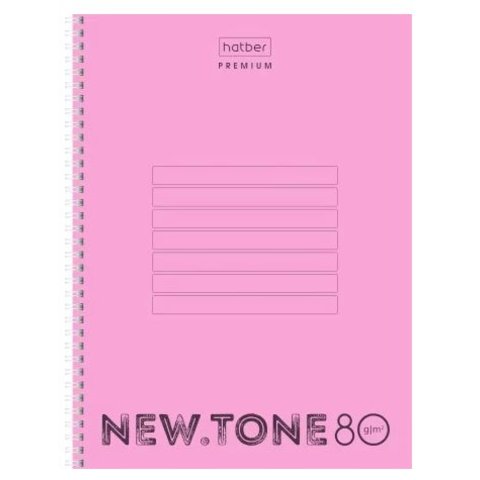 тетрадь А4 80л NEWtone pastel пион гребень 05018 065609