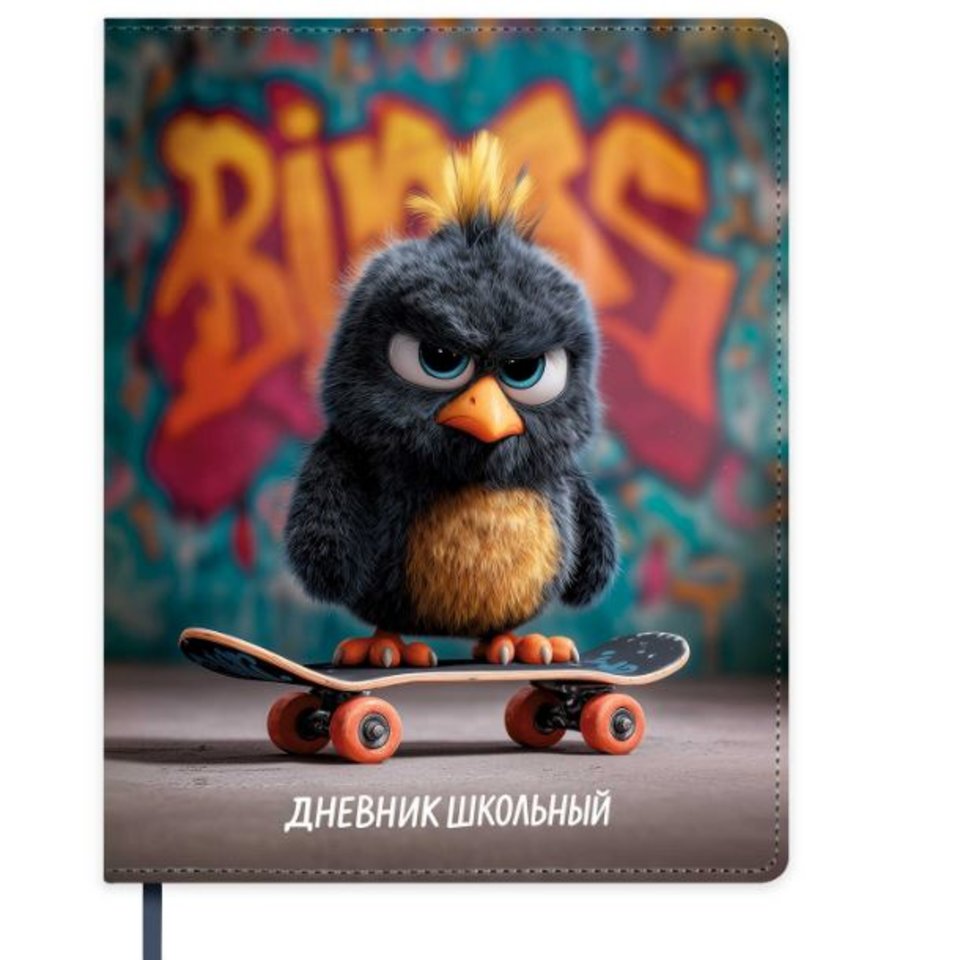 дневник кожзам Опасный птенец 72473
