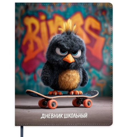 дневник кожзам Опасный птенец 72473