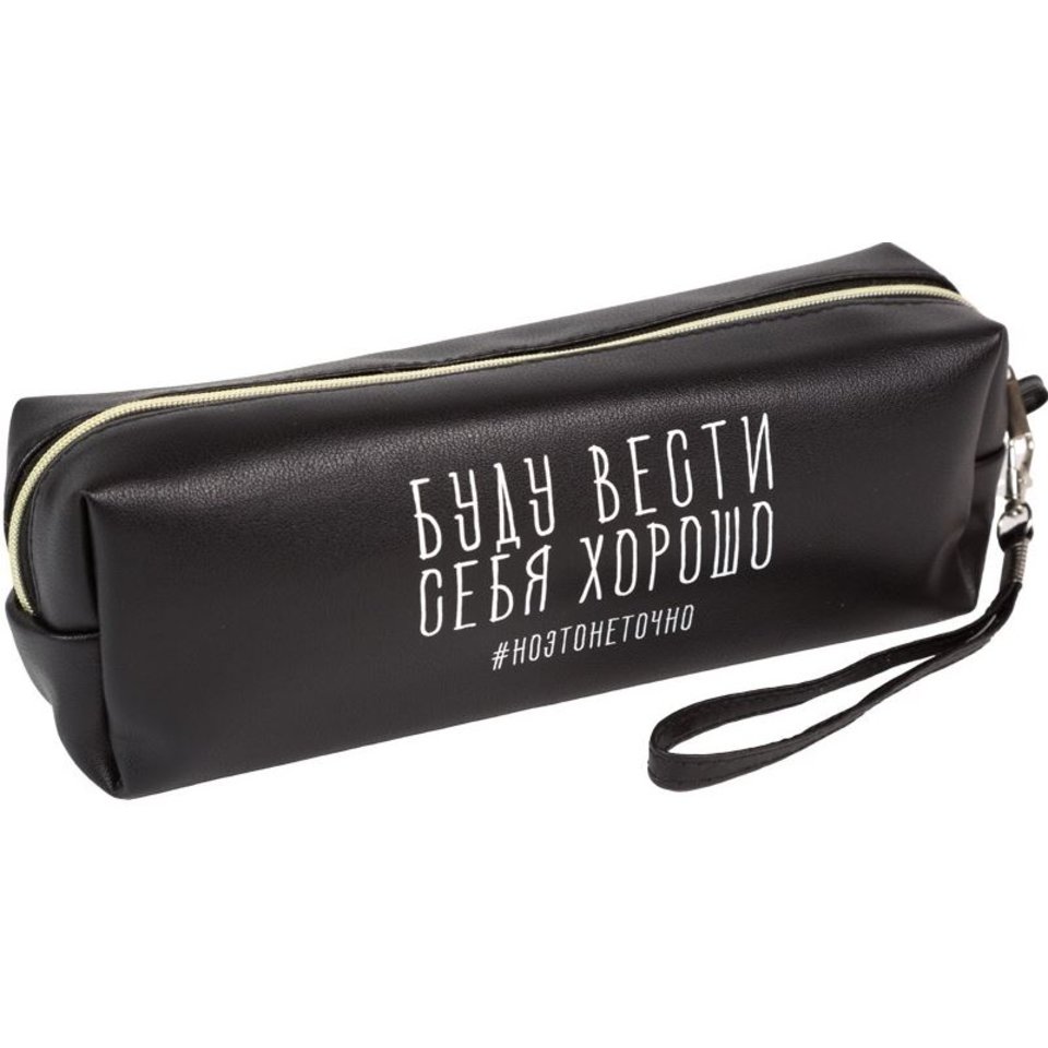 косметичка Буду вести себя хорошо кожзам 7029541