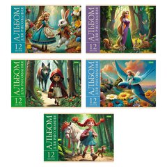 альбом для рисования 12л Мир сказок 095579