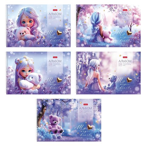 альбом для рисования 24л Лилу 094498