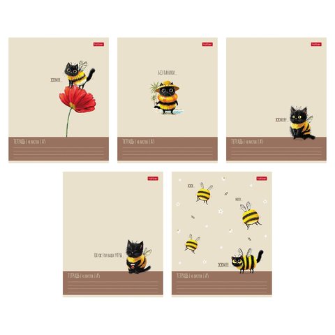 тетрадь 48л Жж-мяу клетка 095025