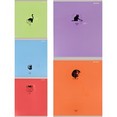 тетрадь 48л Black cat клетка 8841