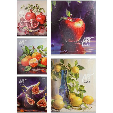 тетрадь 48л Натюрморты клетка 3919