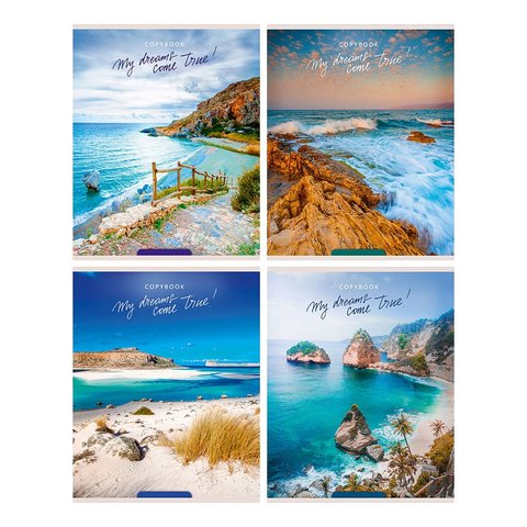 тетрадь 96л Прибрежные виды клетка 7919