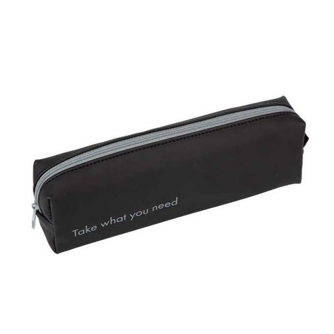 косметичка Take what you need черный кожзам 7020691