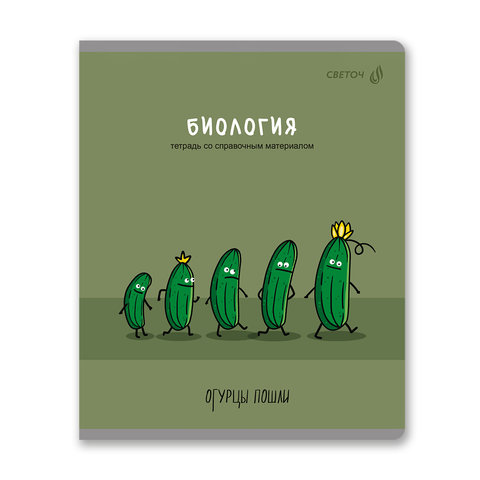 тетрадь предметная 48л Биология Большая перемена 01813