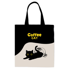 сумка текстильная Coffee cat 59708 367763 meshu