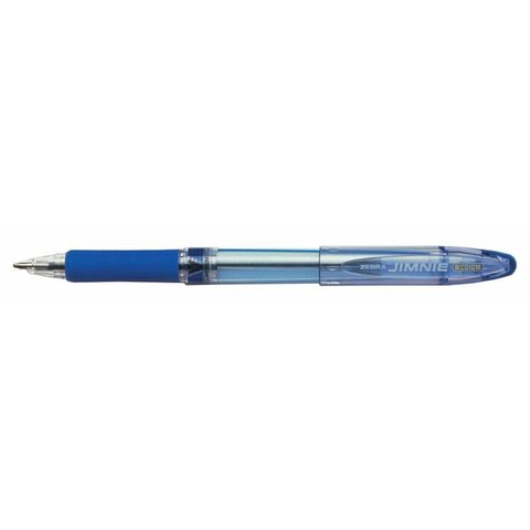 ручка шариковая ZEBRA JIMNIE Classic синяя резиновая вставка