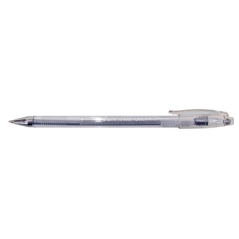 ручка гелевая CROWN 0.7мм HJR-500GSM металлик серебро