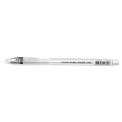 ручка гелевая CROWN 0.7мм HJR-500P белая
