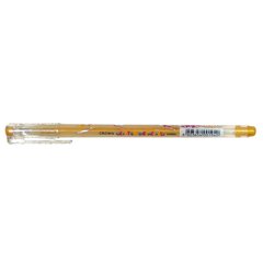 ручка гелевая CROWN 1мм с блестками (Люрекс) MTJ500GLD золото