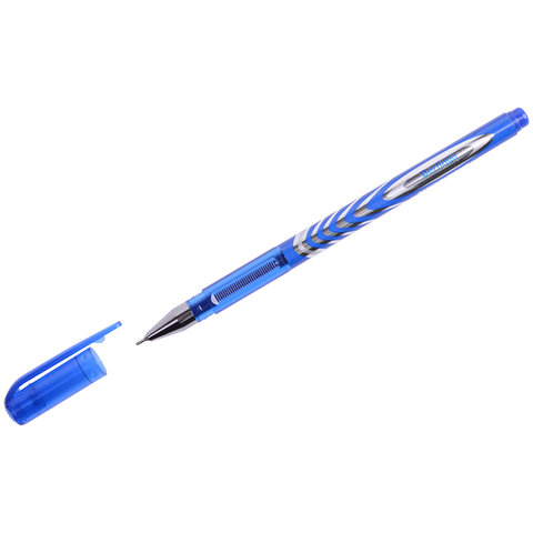 ручка гелевая Berlingo G-Line синяя, игольчатый, металлический наконечник