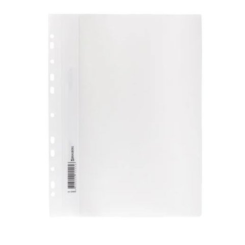 скоросшиватель А4 пластиковый перфорация 0.18мм 226585/816323