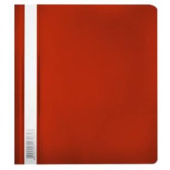 папка-скоросшиватель А5 пластиковый с прозрачным верхом inФОРМАТ 0.18/062472 красный