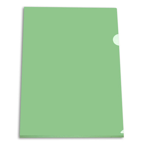 папка-уголок А4 0.15мм EЕ310/ 816383 зеленый