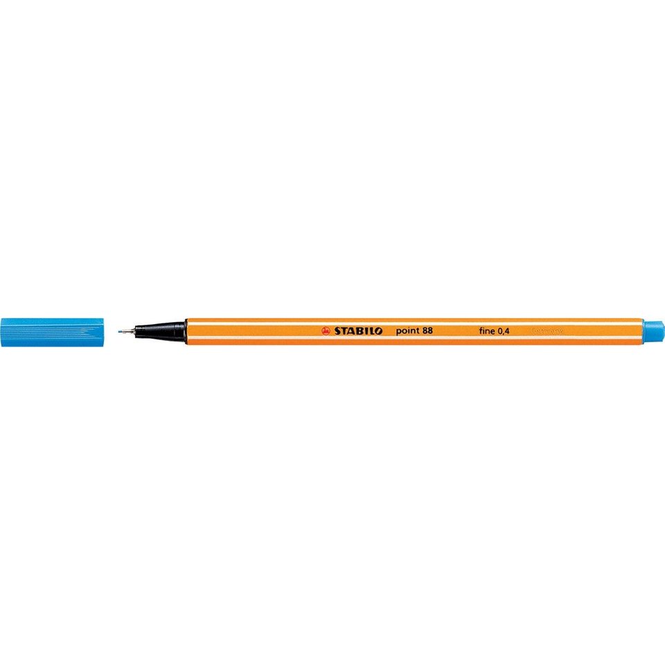 ручка капиллярная STABILO POINT 0.4мм Супер тонкий наконечник ультрамарин