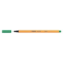 ручка капиллярная STABILO POINT 0.4мм Супер тонкий наконечник зеленый