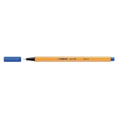 ручка капиллярная STABILO POINT 0.4мм Супер тонкий наконечник синяя