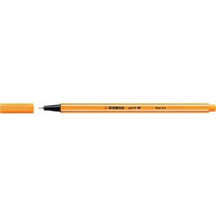 ручка капиллярная STABILO POINT 0.4мм Супер тонкий наконечник оранжевая