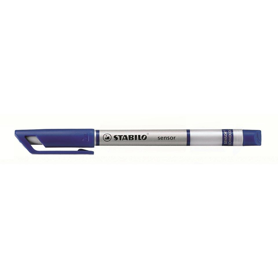 ручка капиллярная STABILO SENSOR синяя 0.3мм