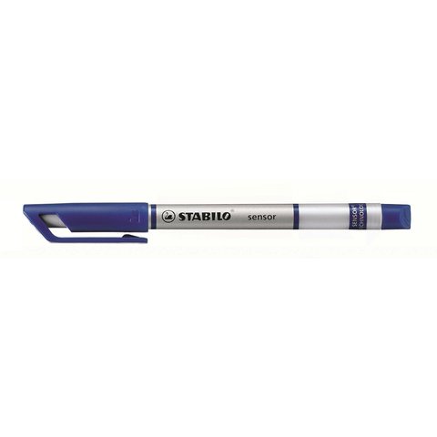 ручка капиллярная STABILO SENSOR синяя 0.3мм