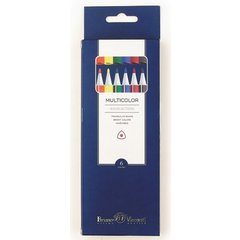 фломастеры набор 6 цветов Bruno Visconti Multicolor коробка-пенал