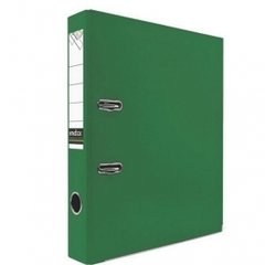 папка-регистратор А4 2к 5см INDEX бумвинил собранная IND 5/30 PVC N зеленая