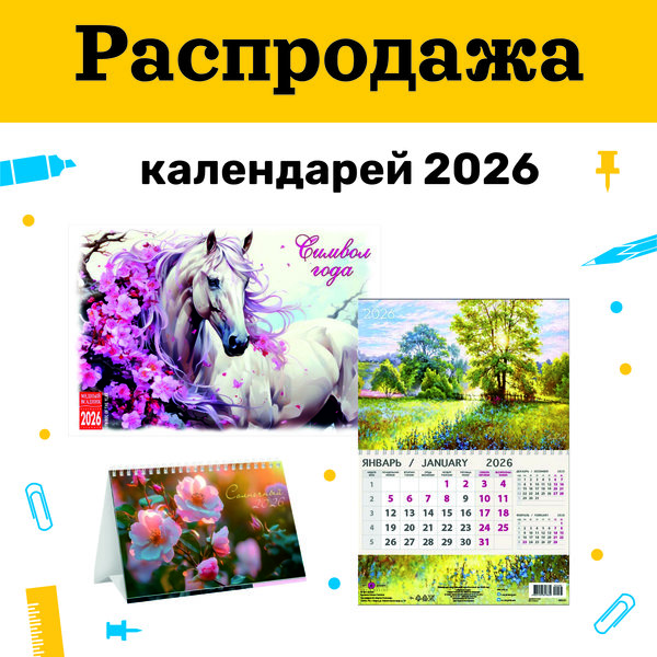 Распродажа календарей 2026