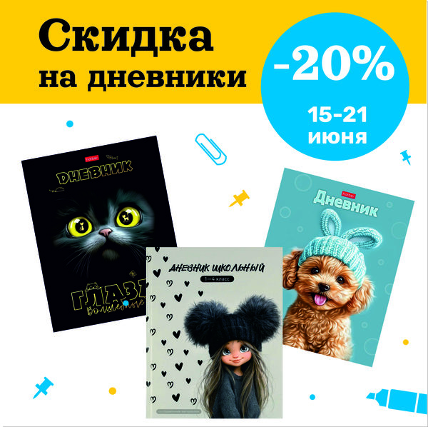 Дневники со скидкой